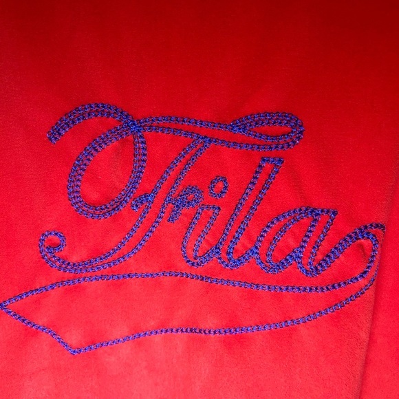 Vintage Fila soccer crest chain stitched oversized T-shirt - Picture 8 of 9
